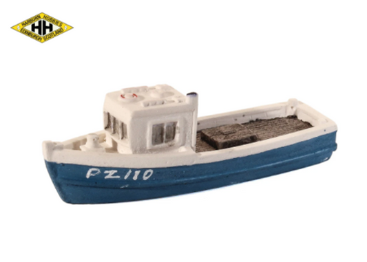 Harburn Hamlet HN651 Fishing Boat blue/white 