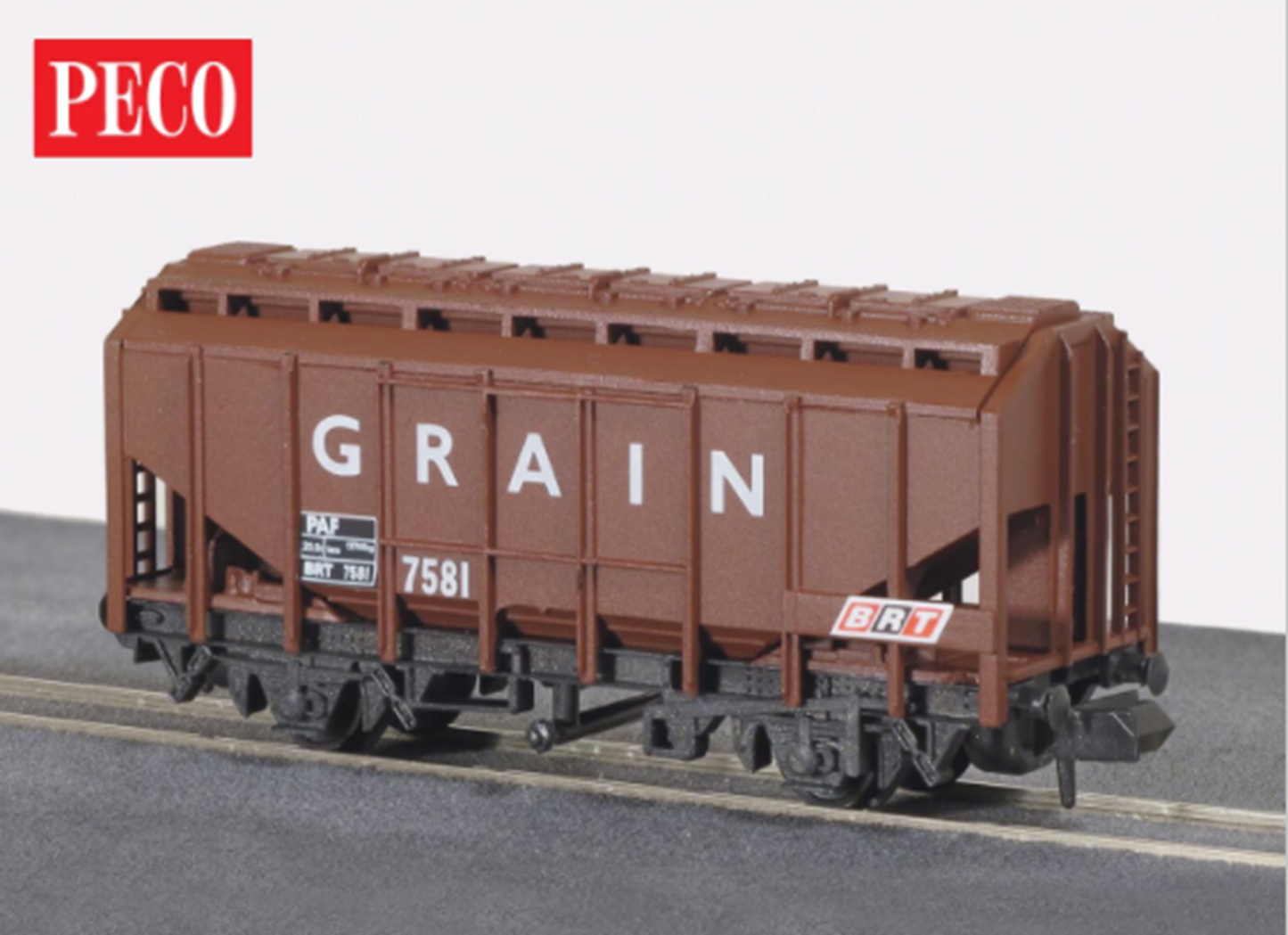 Brown Grain Wagon