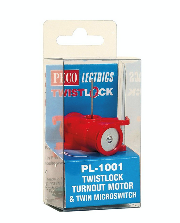 Pecolectrics Twistlock Turnout Motor w/Microswitch