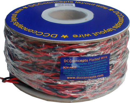 Solenoid Connection Wire 3-Plait Red/Black/Red