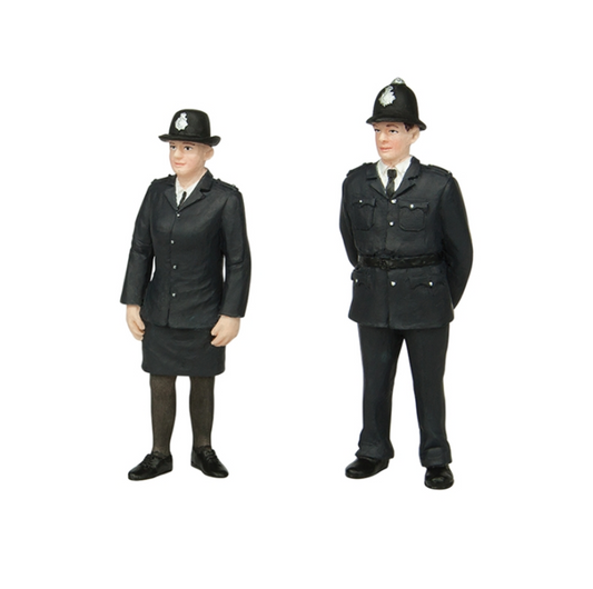 bachmann g scale Policeman and Policewoman