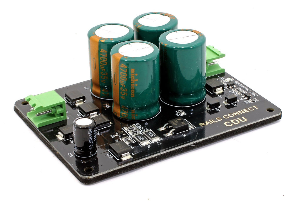 Capacitor On Power Rails Rails Connect RCC-CDU.1 Rails Connect High Power CDU