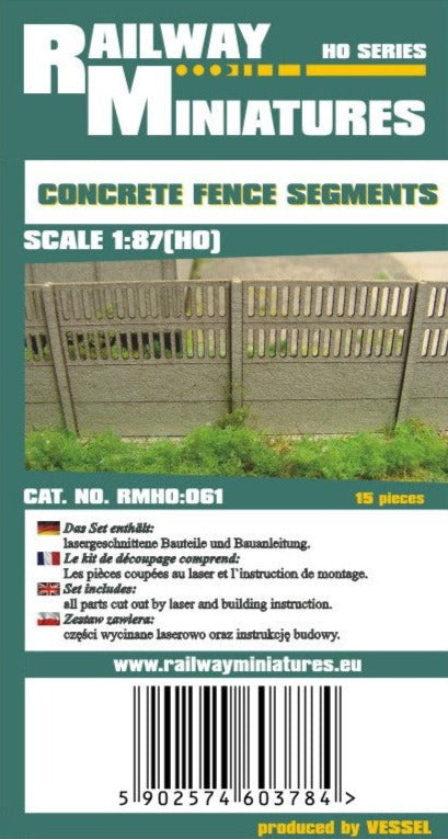 Concrete Fence Segments Kit