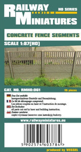 Concrete Fence Segments Kit