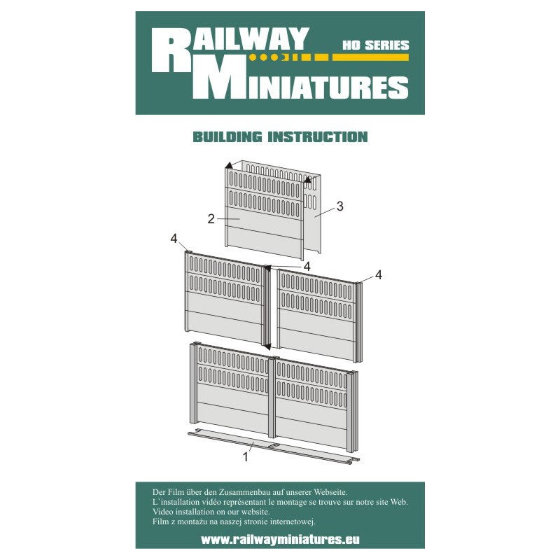 Concrete Fence Segments Kit