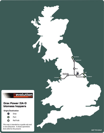 Drax Power IIA-D Biomass Hopper Twin Pack (Original Drax Power Livery) - Pack A