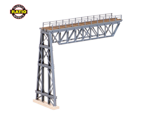 Steel Truss Span, with steel trestle