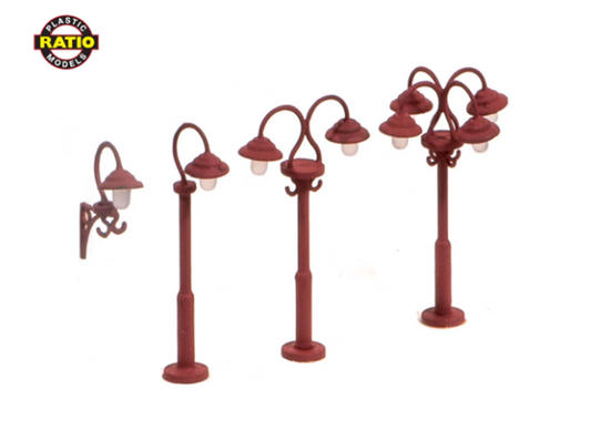 Swan Necked Lamps (9 per pack)