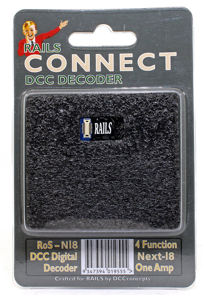 Rails Connect Decoder, Next 18 4 Function Decoder