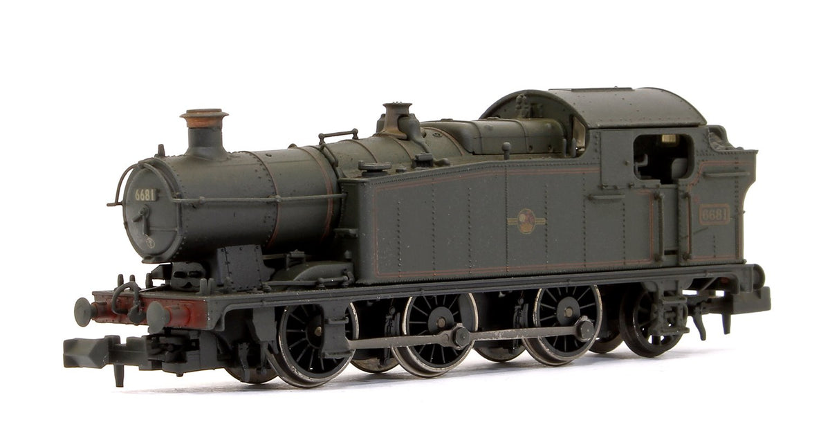 Class 56xx BR Lined Green (Small Late Crest) 0-6-2 Tank Locomotive No.6681 (Weathered Edition)