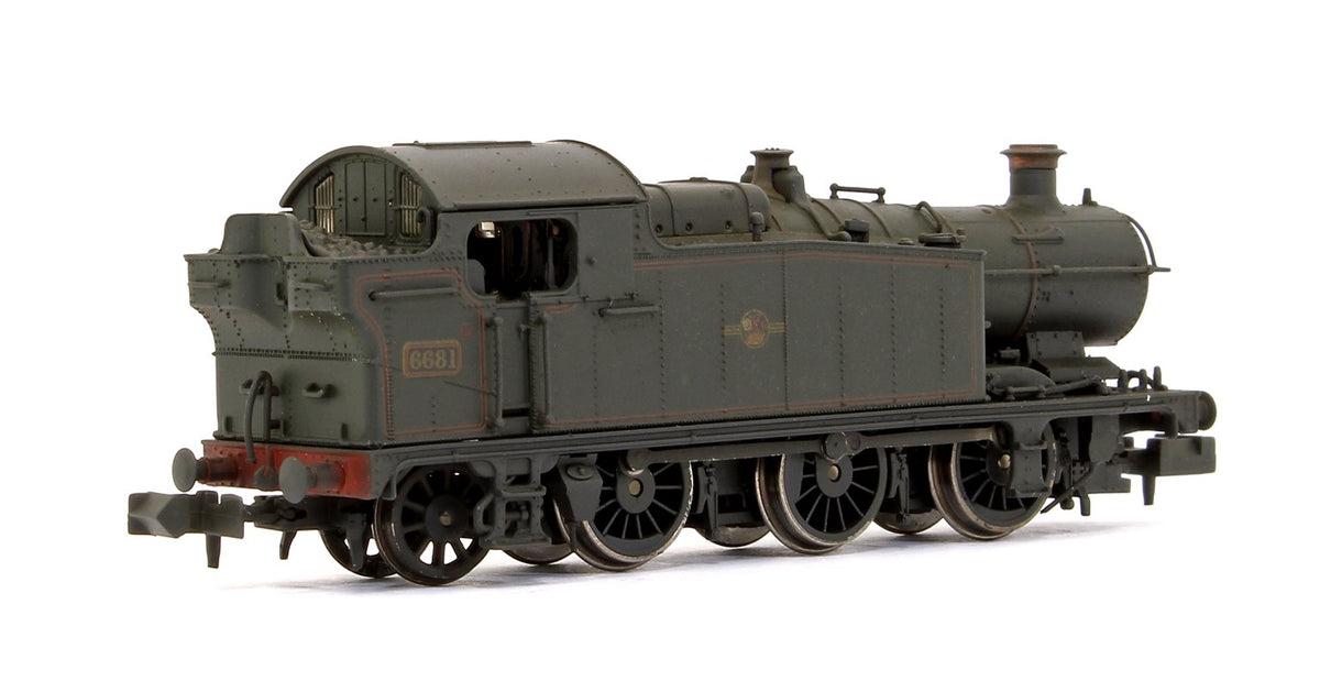Class 56xx BR Lined Green (Small Late Crest) 0-6-2 Tank Locomotive No.6681 (Weathered Edition)