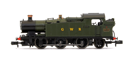Class 56xx GWR Unlined Green 0-6-2 Tank Locomotive No.5616