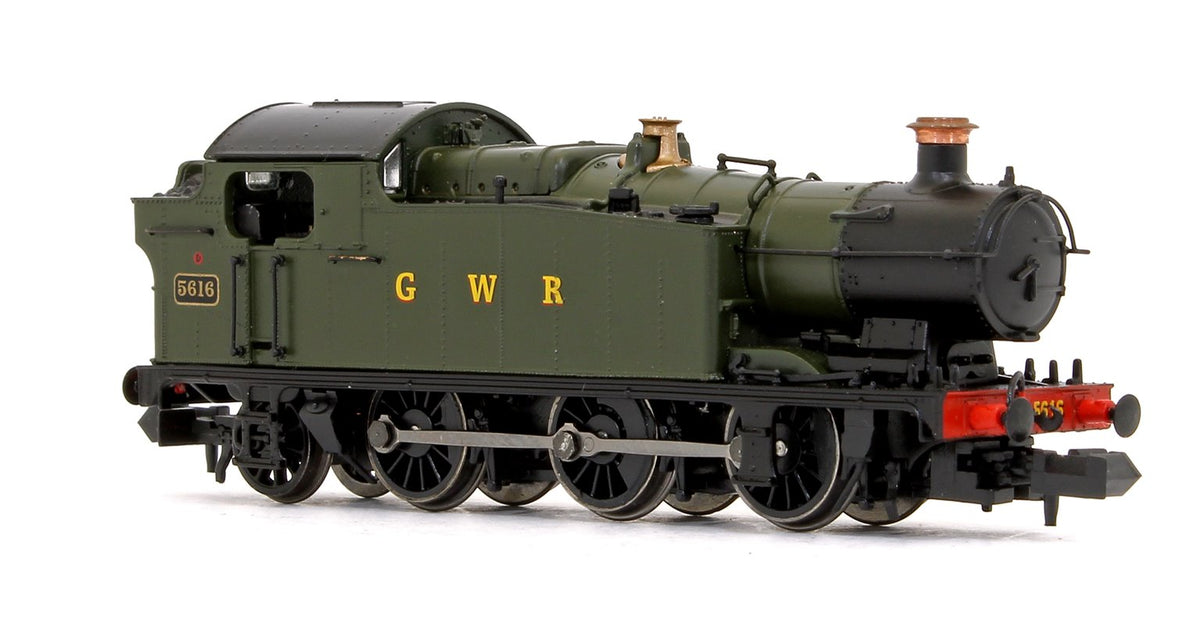 Class 56xx GWR Unlined Green 0-6-2 Tank Locomotive No.5616