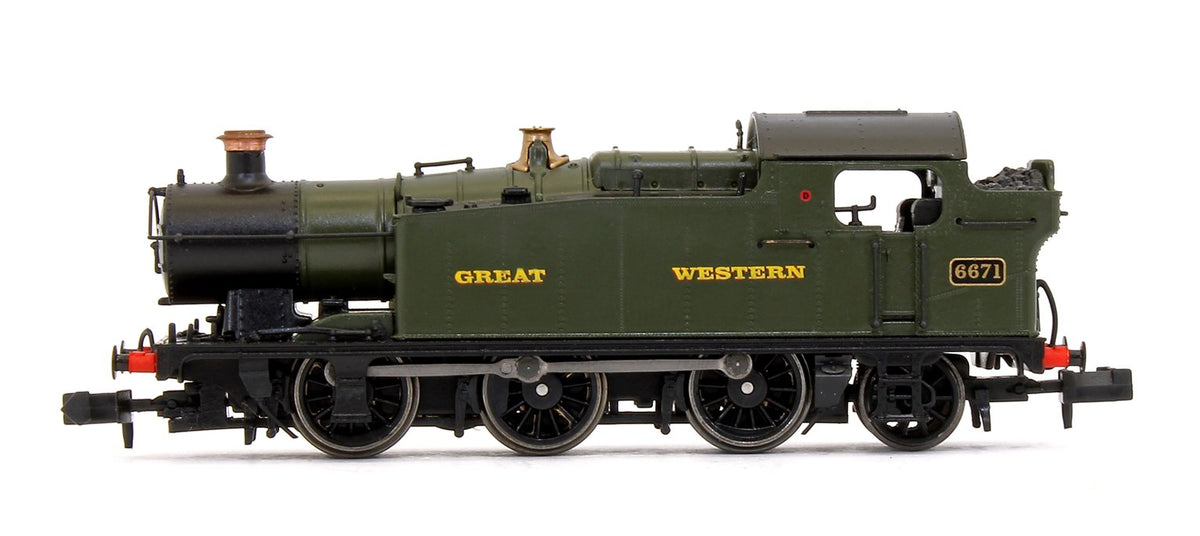 Class 56xx GWR Unlined Green (Great Western Lettering) 0-6-2 Tank Locomotive No.6671