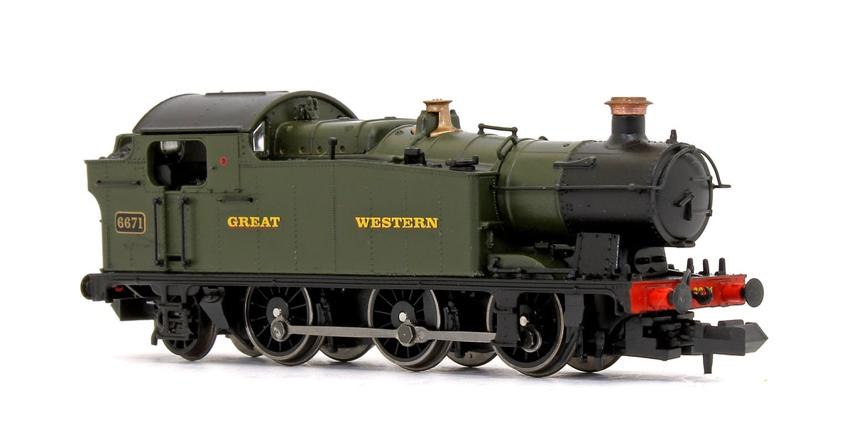 Class 56xx GWR Unlined Green (Great Western Lettering) 0-6-2 Tank Locomotive No.6671
