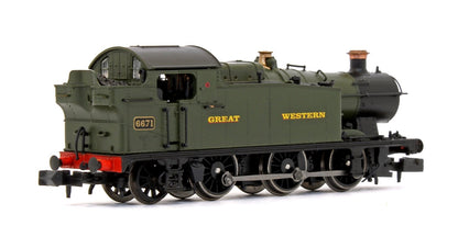 Class 56xx GWR Unlined Green (Great Western Lettering) 0-6-2 Tank Locomotive No.6671