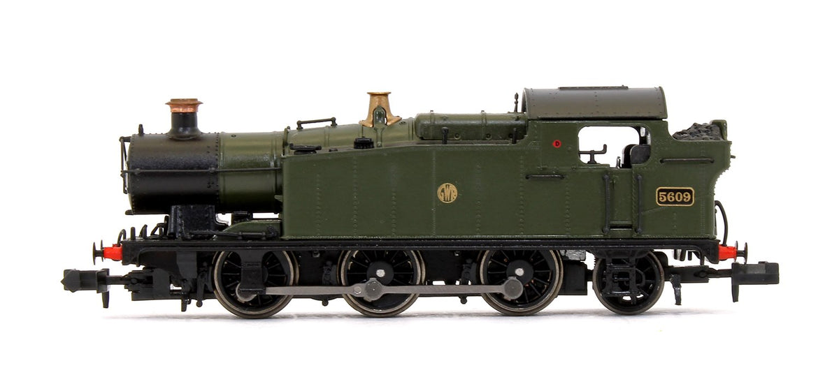 Class 56xx GWR Unlined Green (GWR Shirtbutton) 0-6-2 Tank Locomotive No.5609
