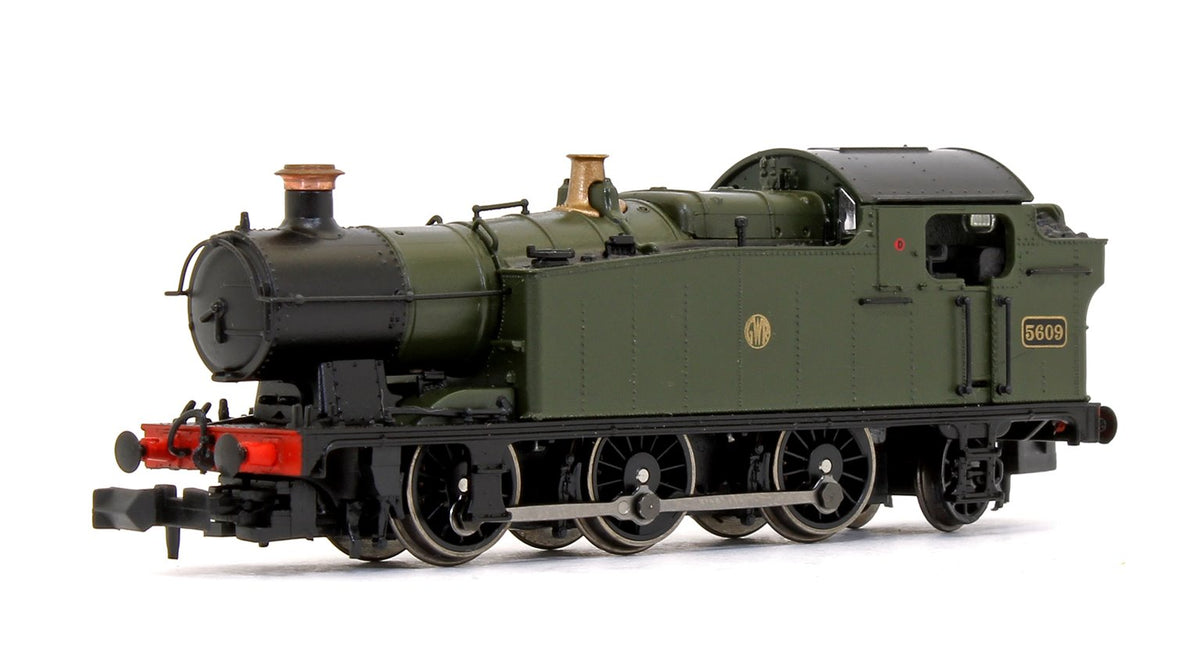 Class 56xx GWR Unlined Green (GWR Shirtbutton) 0-6-2 Tank Locomotive No.5609