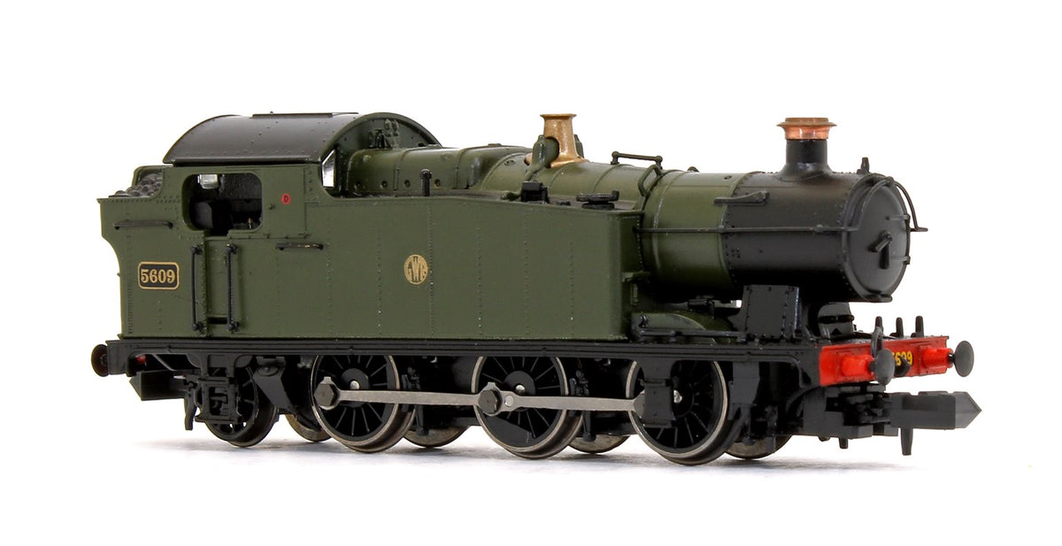Class 56xx GWR Unlined Green (GWR Shirtbutton) 0-6-2 Tank Locomotive No.5609