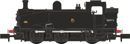 Class J50 BR Black Early Emblem (Unlined) 0-6-0 Tank Locomotive No.68973