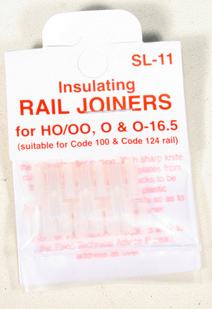 SL11 Pack of 12 insulated rail joiners