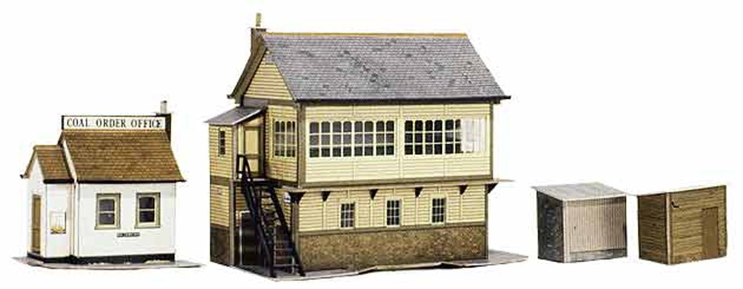 Signal Box and Hut Cardboard Kit