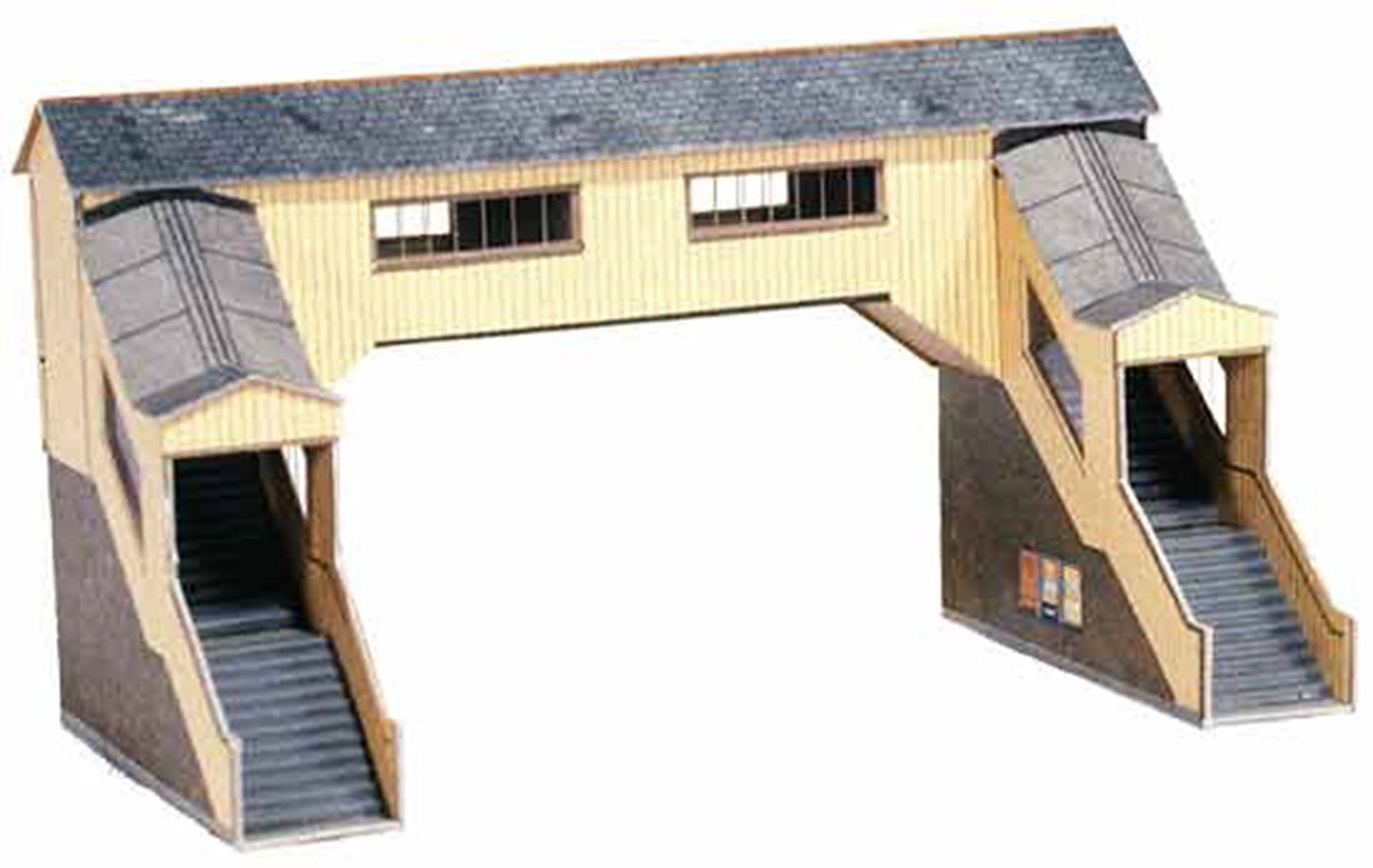 Covered Footbridge Cardboard Kit