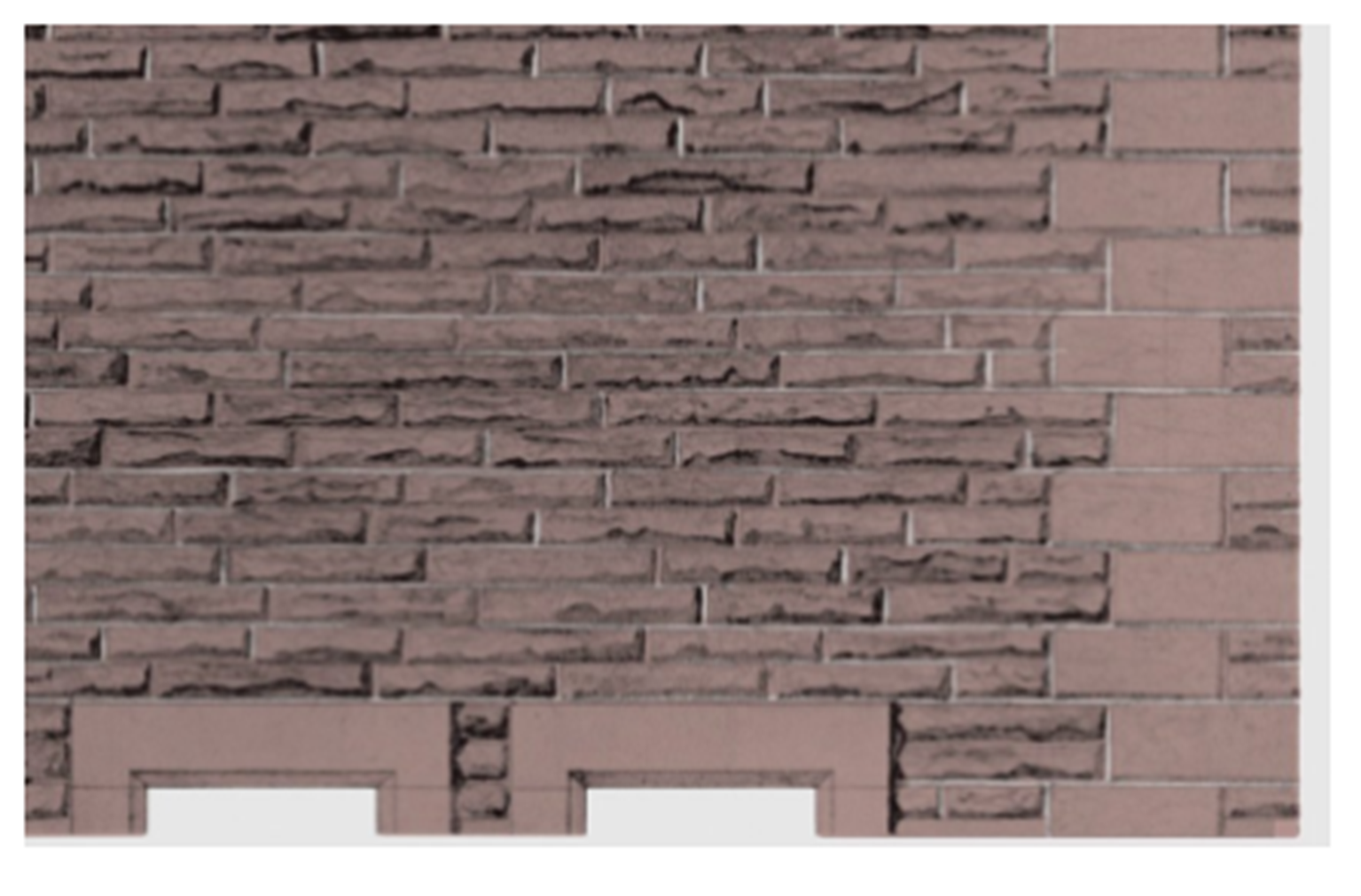 Building Papers - Red Sandstone Walling