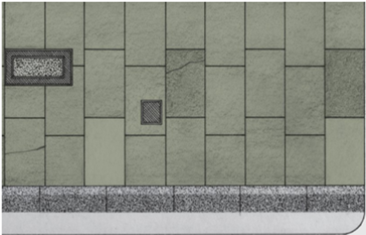 Building Papers - Grey Paving Stones