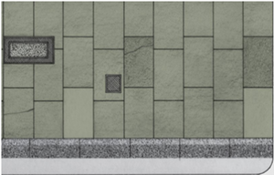 Building Papers - Grey Paving Stones