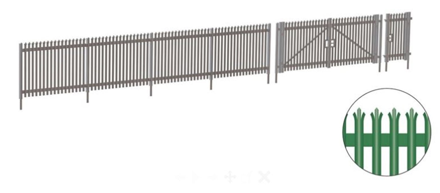 Wills Modern SSM316 Modern Palisade Fencing & Gates Kit