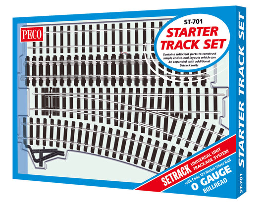 O Gauge Bullhead Starter Track Set with Code 124 Nickel Silver Rail