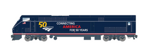 AMD103/P42, Amtrak 50th Anniversary Blue Locomotive #100 DCC Sound