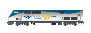 AMD103/P42, Amtrak/50th Anniversary Phase V Locomotive #46 DCC Sound