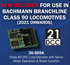 Class 90 DCC Loco-Decoder with Servo Motor Operation & Brake function