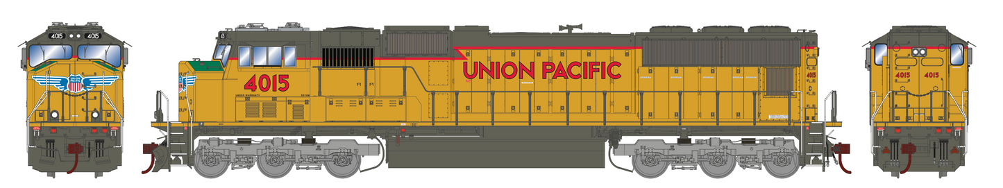 Union Pacific SD70M Diesel Locomotive #4015 (DCC Sound)