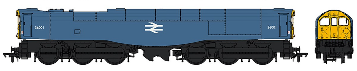 SR Bulleid "The Leader" BR Blue 0-6-6-0 Articulated Steam Locomotive