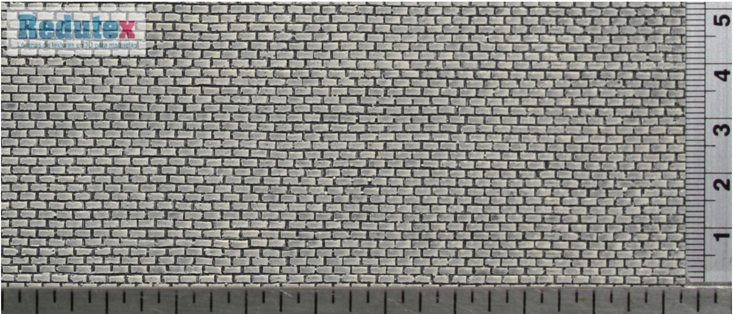 Stone Block (Grey) 1:87 HO 3D Self Adhesive Texture Sheet