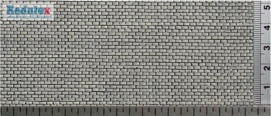 Stone Block (Grey) 1:87 HO 3D Self Adhesive Texture Sheet