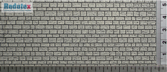 Stone Block Limestone (Dark Grey) OO 1:76 Self Adhesive 3D Textured Sheet