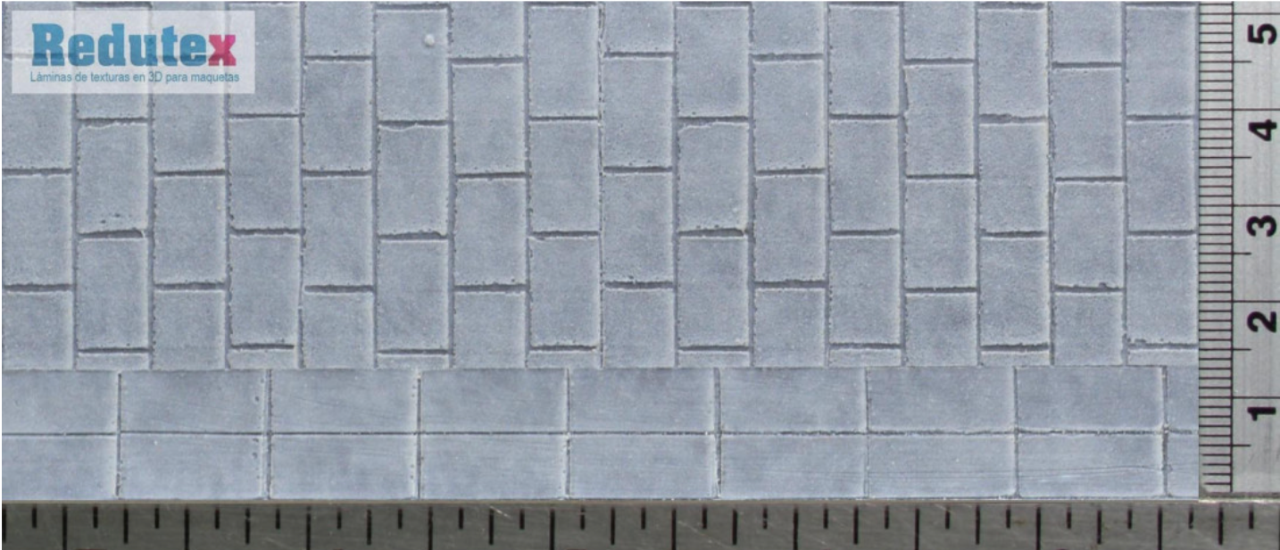 Platform of Train (Grey) O 1:43 Self Adhesive 3D Textured Sheet