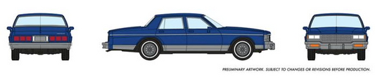 HO Chevrolet Caprice Sedan: Dark Blue