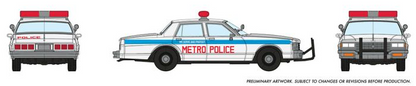 HO Chevrolet Impala Sedan: Metro Police (White)