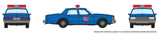 HO Chevrolet Impala Sedan: CN Police