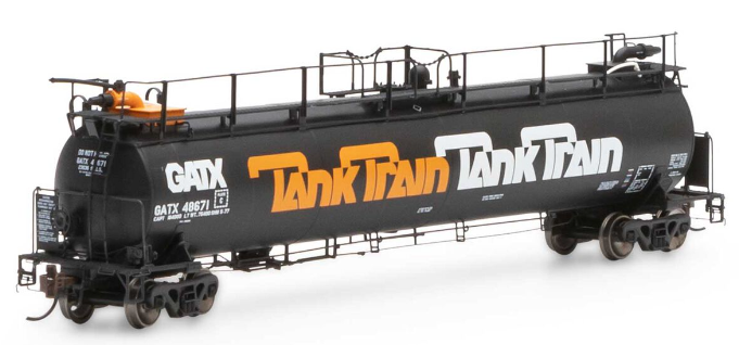 HO TankTrain Intermediate,GATX/Orange Letter#48671