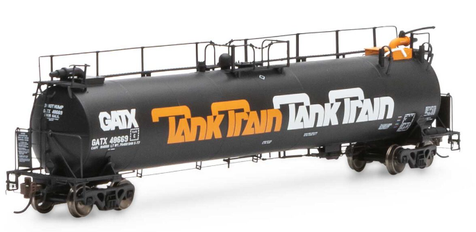 HO TankTrain Intermediate,GATX/Orange Letter#48669