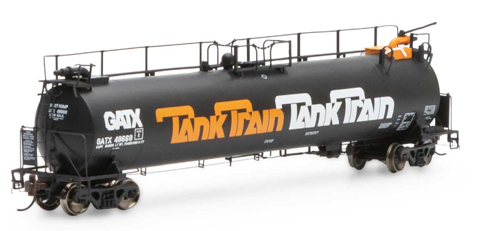 HO TankTrain Intermediate,GATX/Orange Letter#48668