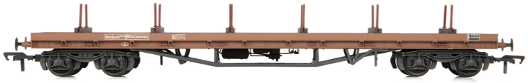 BR BDA Bogie Bolster BR Bauxite (TOPS) 950293 - Weathered