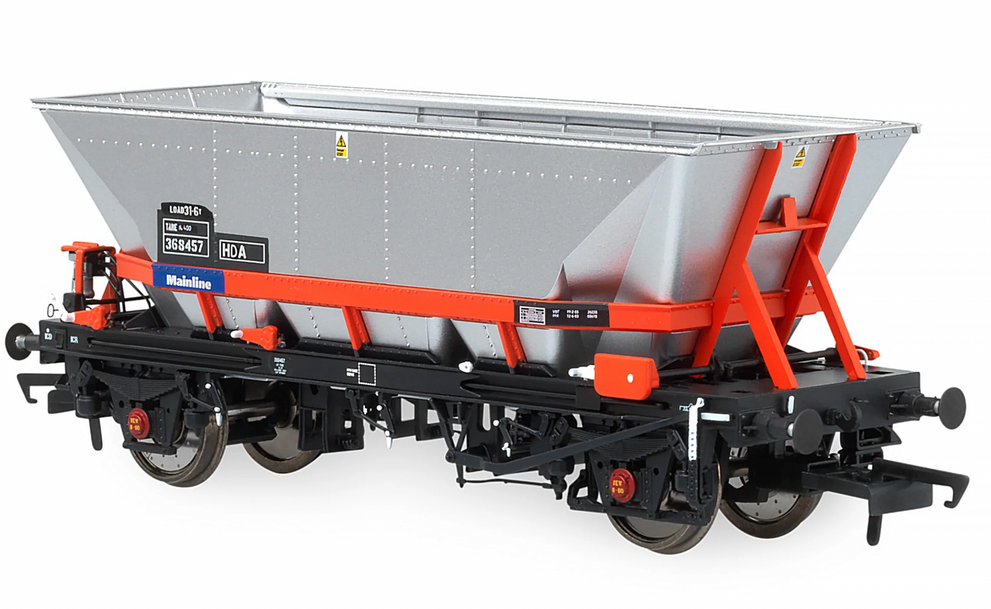 Set of 3 HDA MGR Hopper Wagons - Railfreight Red - Pack 3