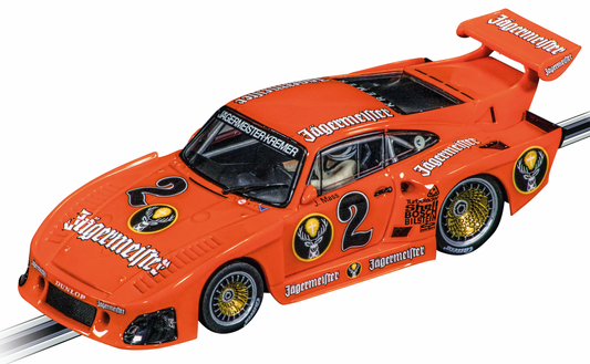 Carrera EVOLUTION Porsche Kremer 935 K3 Jägermeister Racing Team, No.2 1:32 Slot Car